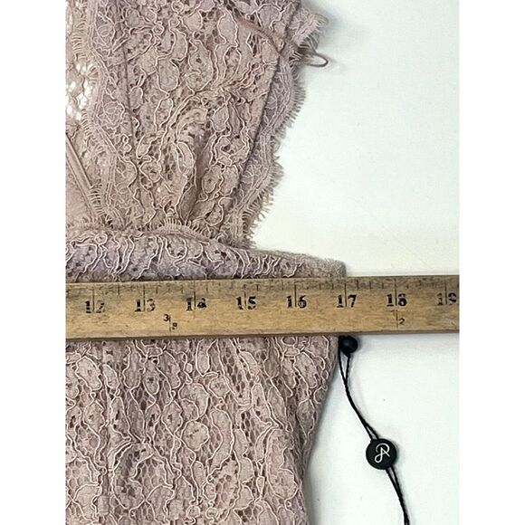 Adrianna Papell Lace Dress in Blush Pink - Picture 4 of 10